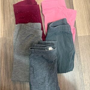 Kids Assorted Color Leggings 2T